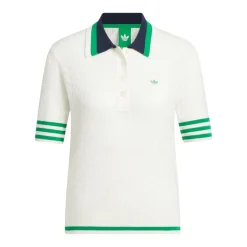 Adidas Golf Originals S Knit Polo W Cwhite Hot