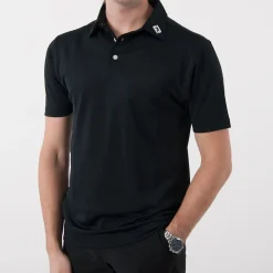 FootJoy Solid Stretch Tour Svart Online