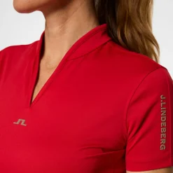 J.Lindeberg Sophie Polo Barbados-Cherry Best