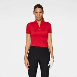 J.Lindeberg Sophie Polo Barbados-Cherry Best