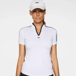 J.Lindeberg Sophie Polo Vit White Sale