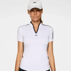J.Lindeberg Sophie Polo Vit White Sale