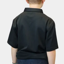 FootJoy Stretch Pique JR Svart