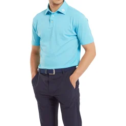 FootJoy Stretch Pique Solid Riviera Blue Online