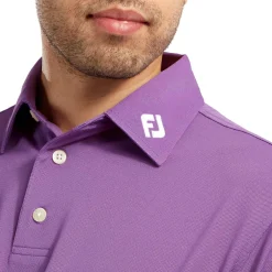 FootJoy Stretch Pique Solid Purple Outlet