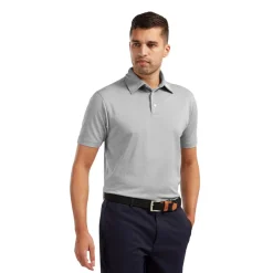 FootJoy Stretch Pique Solid Heather Grey Discount