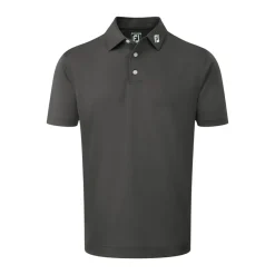 FootJoy Stretch Pique Solid Grå Charcoal Clearance