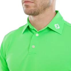 FootJoy Stretch Pique Solid Grön Green Sale