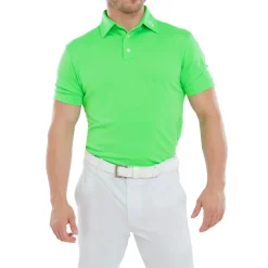 FootJoy Stretch Pique Solid Grön Green Sale