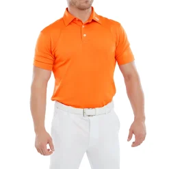 FootJoy Stretch Pique Solid Orange Online
