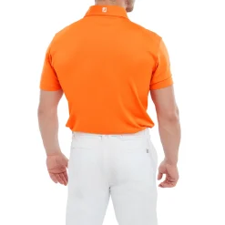 FootJoy Stretch Pique Solid Orange Online