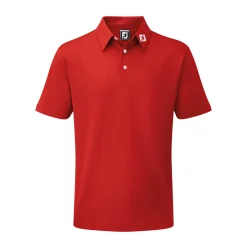 FootJoy Stretch Pique Solid Röd Red Discount