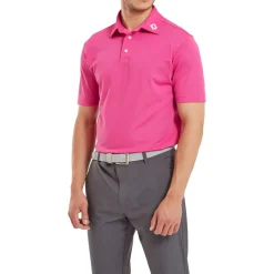 FootJoy Stretch Pique Solid Rosa Hot Pink New