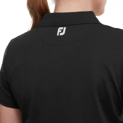 FootJoy Stretch Pique Solid Svart New
