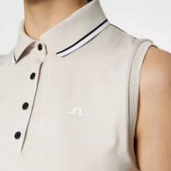 J.Lindeberg Swing Sleeveless Top Moonbeam Outlet