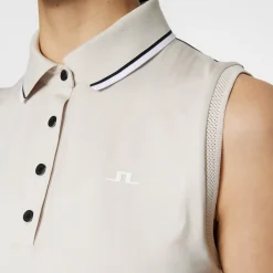 J.Lindeberg Swing Sleeveless Top Moonbeam Outlet