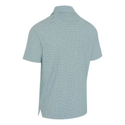 Callaway Textured Chev Printed Polo Aquifer