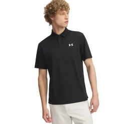 Under Armour T2G Pique Polo Svart Svart (Black 001) New