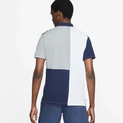 Nike The Polo Color-Block Sli Obsidian-Dk Grey Heather-Particle G Online