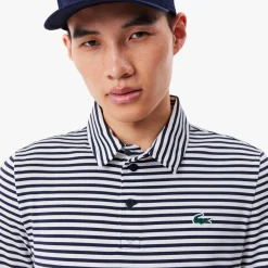 Lacoste Thin Stripe Blå Vit Navy/White (525) Discount