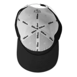 Wilson Tour Cap Vit White-Black Discount