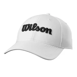 Wilson Tour Cap Vit White-Black Discount