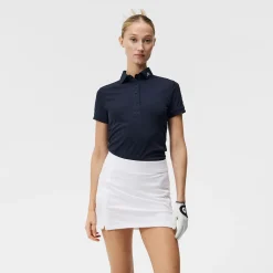 J.Lindeberg Tour Tech Golf Polo Blå JL Navy New