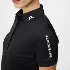 J.Lindeberg Tour Tech Golf Polo Svart Black New