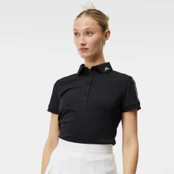 J.Lindeberg Tour Tech Golf Polo Svart Black New