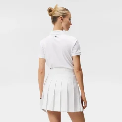 J.Lindeberg Tour Tech Golf Polo Vit White New