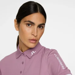 J.Lindeberg Tour Tech Polo Very-Grape Clearance
