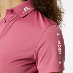 J.Lindeberg Tour Tech Polo Rose-Wine Best