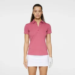 J.Lindeberg Tour Tech Polo Rose-Wine Best