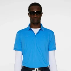 J.Lindeberg Tour Tech Polo Sonic-Blue New