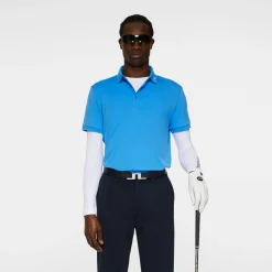 J.Lindeberg Tour Tech Polo Sonic-Blue New