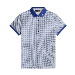 J.Lindeberg Tour Tech Print Polo Tour-Geo-Moonbeam-S Online