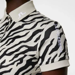 J.Lindeberg Tour Tech Print Polo Tour-Tiger-Moonbeam-M Online