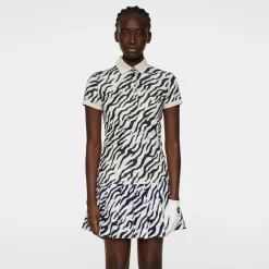 J.Lindeberg Tour Tech Print Polo Tour-Tiger-Moonbeam-M Online