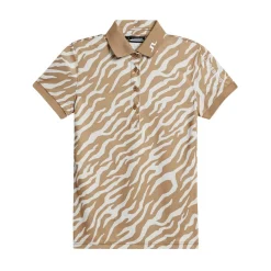 J.Lindeberg Tour Tech Print Polo Tour-Tiger-Tigers-Eye-M Outlet