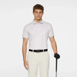 J.Lindeberg Tour Tech Print Polo Shadow-Bridge-Moonbeam-S Online