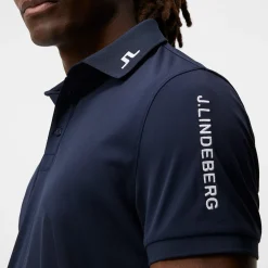 J.Lindeberg Tour Tech Reg Fit Golf Polo Blå JL Navy Outlet