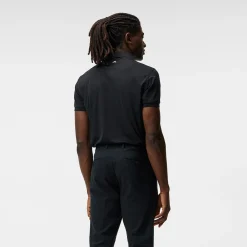 J.Lindeberg Tour Tech Reg Fit Golf Polo Svart Black Outlet
