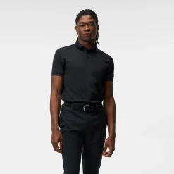 J.Lindeberg Tour Tech Reg Fit Golf Polo Svart Black Outlet