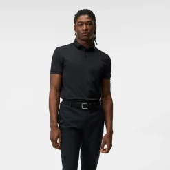 J.Lindeberg Tour Tech Reg Fit Golf Polo Svart Black Outlet