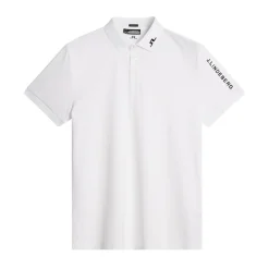 J.Lindeberg Tour Tech Slim Fit Polo Vit White New