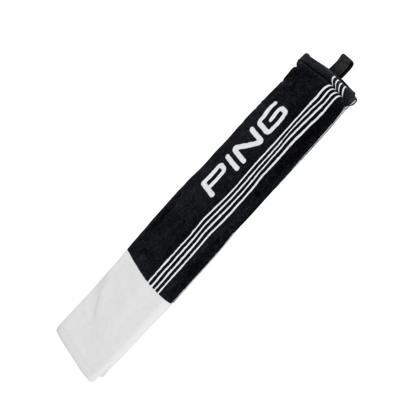 Ping Towel Tri-fold Black/White Online