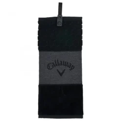 Callaway Trifold Towel 23 Svart Black Sale