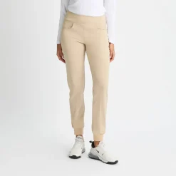 Röhnisch Twill Stretch Pull On Pant Beige Safari Clearance