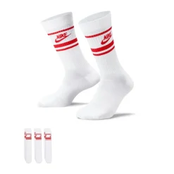 Nike U Nk Nsw Everyday Essential Cr White-University Red-University Red Hot