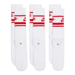 Nike U Nk Nsw Everyday Essential Cr White-University Red-University Red Hot